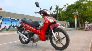Vietnam Motorcycle Rentals: Honda Future - front right angle