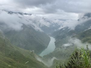 a view over the Nho Que river in Ha Giang