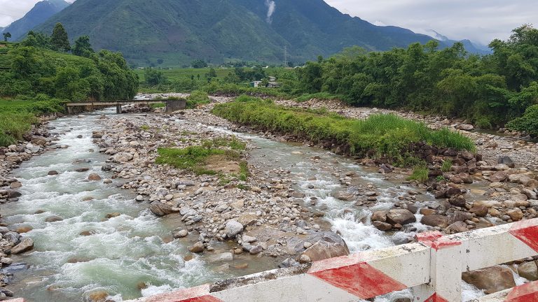 a pretty river in North Vietnam