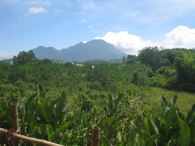 the Ba Vi mountains on a clear day