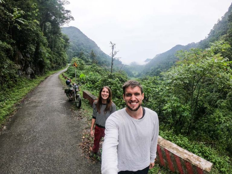 Ellie and Eddie toured Vietnam on one of our motorbikes