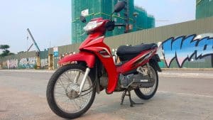 Vietnam Motorcycle Rentals: Honda Blade - front left angle