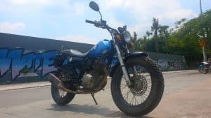 Vietnam Motorcycle Rentals: Honda FTR 230 - front right angle