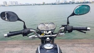 Vietnam Motorcycle Rentals: Honda Master 125 - driver view