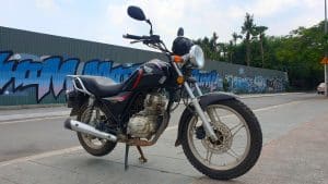 Vietnam Motorcycle Rentals: Honda Master 125 - front right angle