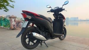 Vietnam Motorcycle Rentals: Honda Vision - back right angle