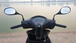 Vietnam Motorcycle Rentals: Honda Vision - driver view
