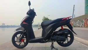 Vietnam Motorcycle Rentals: Honda Vision - left wide