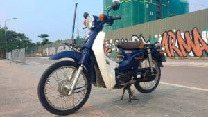 Vietnam Motorcycle Rentals: Honda Cub - front left angle