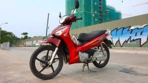 Vietnam Motorcycle Rentals: Honda Future - front left angle