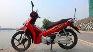 Vietnam Motorcycle Rentals: Honda Future - left wide
