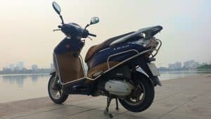 Vietnam Motorcycle Rentals: Honda Lead - back left angle