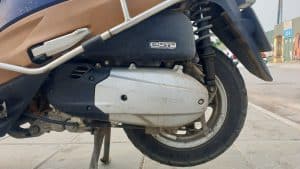 Vietnam Motorcycle Rentals: Honda Lead - back wheel