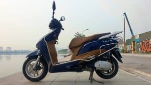 Vietnam Motorcycle Rentals: Honda Lead - left wide