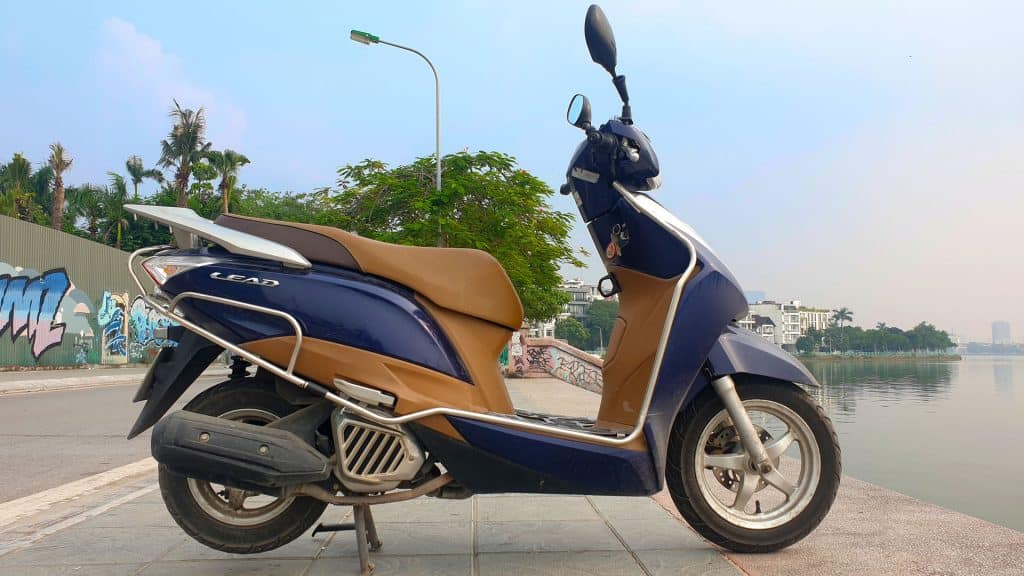 Vietnam Motorcycle Rentals: Honda Lead motorbike rental