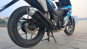 Vietnam Motorcycle Rentals: Honda Winner - exhaust