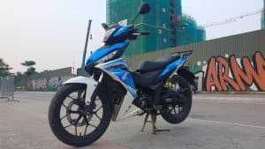 Vietnam Motorcycle Rentals: Honda Winner - front left angle