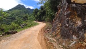 fun wee road in Mai Chau