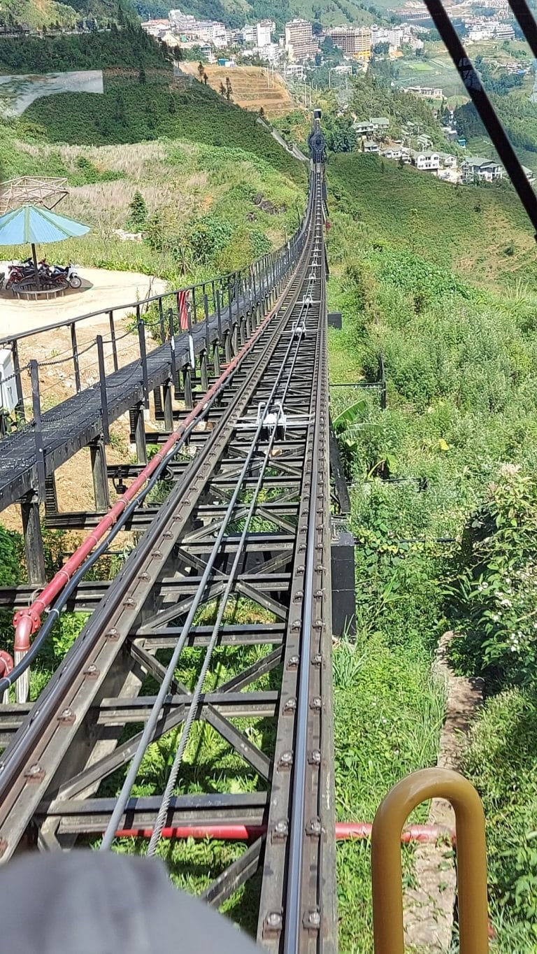 the funicular railway Sapa