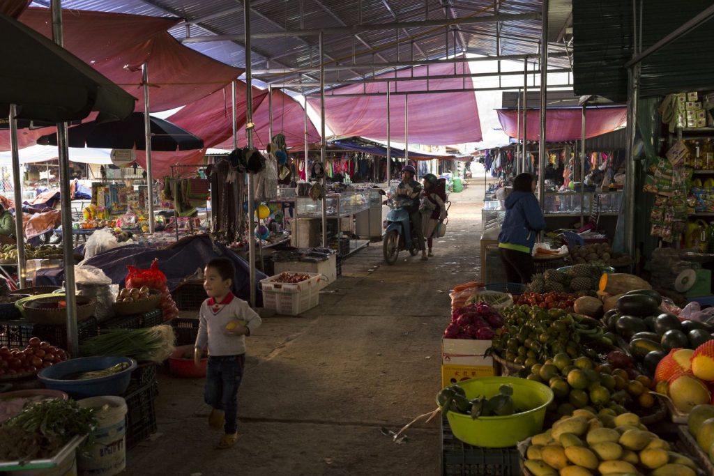 inside a local market in Ha Giang - Dustin Silvey