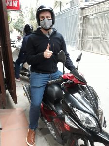 the nuovo 135 is a bigger auto bike available at rentabike hanoi
