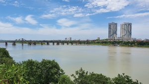 Long Bien Bridge and Long Bien District, Hanoi