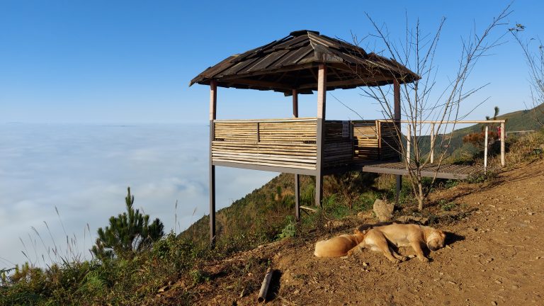 Ta Xua Lu Tre Homestay- one of the lookout posts
