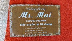 Ms Mai, lung tam weaving co op lung tam ha giang