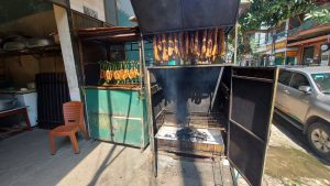 Smoking meat and sausage in cao bang