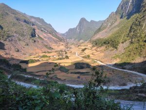 view of valley in xuan truong, Cao Bang