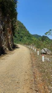 the road to the commie cave and hong an