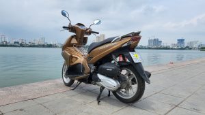 Vietnam Motorcycle Rentals: Honda Airblade - back left angle