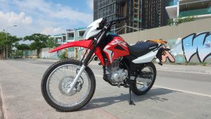Vietnam Motorcycle Rentals: Honda XR 150 - front left angle