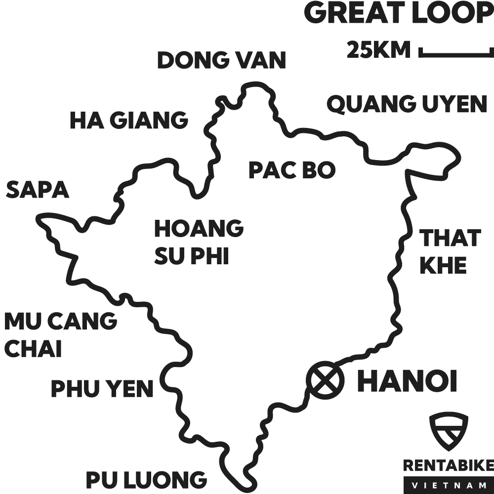 12 Day North Vietnam Motorcycle Tour - Great Loop - Rentabike Vietnam