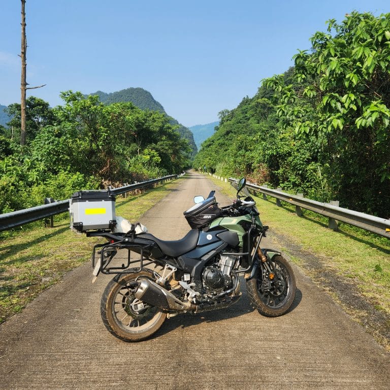 Honda CB500x in Phong Nha National Park