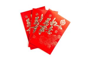 the red envelopes for new year