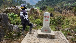 A VN-China border marker post