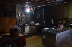 the kitchen of the best restaurant in yen minh, ha giang
