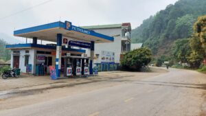 a petrol station in Na Phuc, Bac Kan_