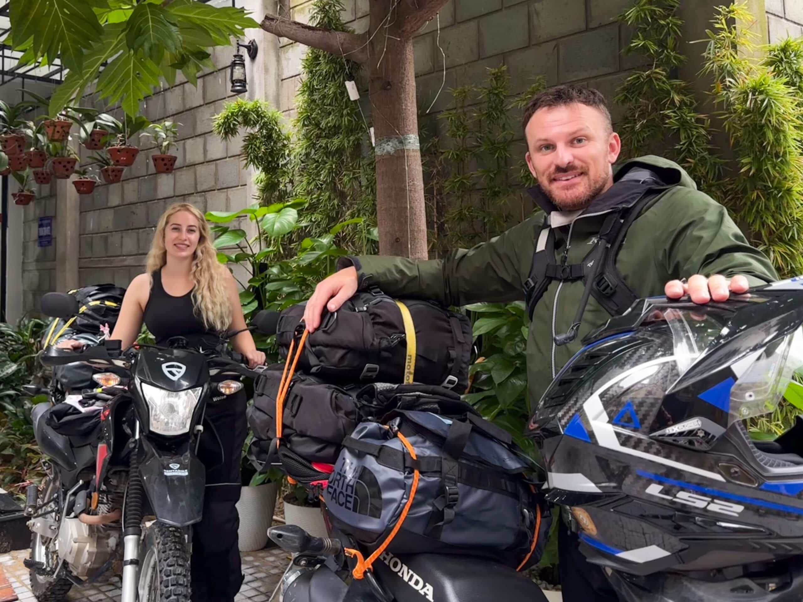 All geared up and ready to go in Phong Nha