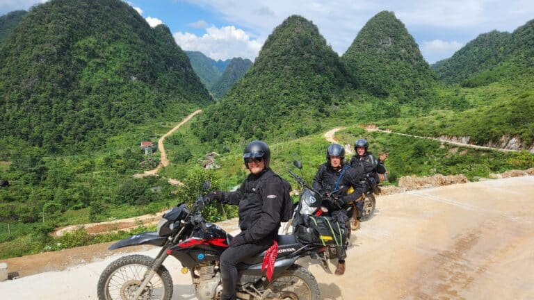 Jon Matt and Dave in Tong Cot, Cao Bang