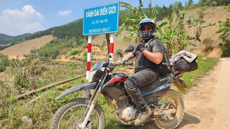Steve in Cao Bang near the border with China