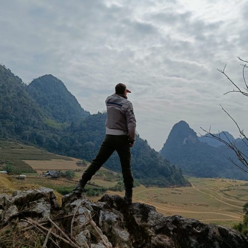 DAY 4 - checking out the view over the Cao Bang landscape