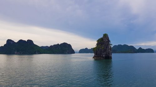 Ha Long Bay in the early evening