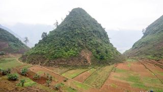 beautiful landscape surrounding Lung Khuy Cave entrance beautiful landscape surrounding Lung Khuy Cave entrance