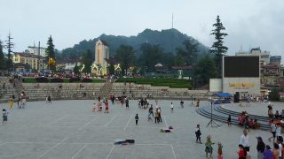 Sapa’s central square Sapa's central square