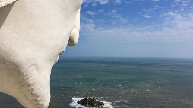 the view of Woman’s Island from the Christ of Vung Tau the view of Woman's Island from the Christ of Vung Tau