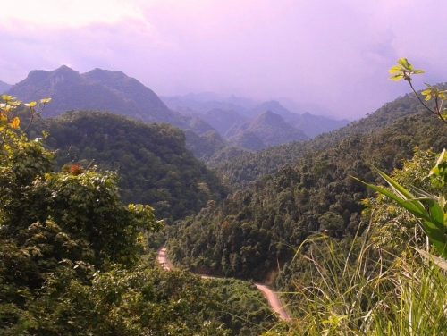 hidden beneath these mountains is the recently discovered Son Doong Cave, the largest in the world