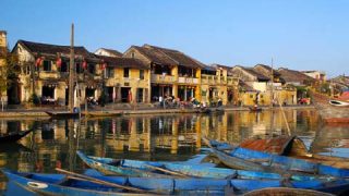 some little boats in Hoi An Ancient Town some little boats in Hoi An Ancient Town